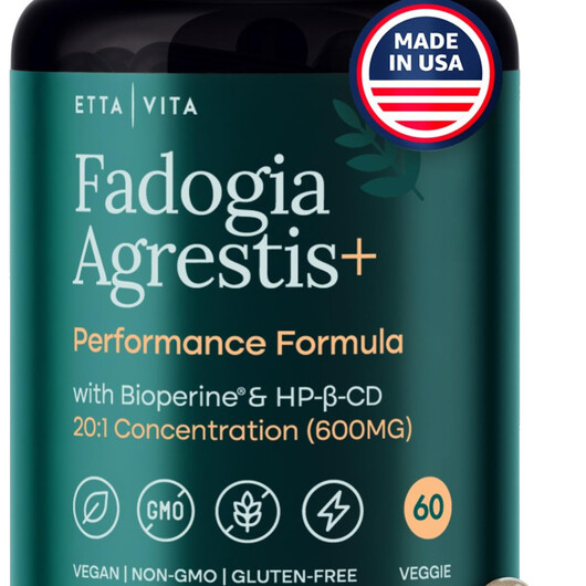 Основное фото товара Etta Vita, Фадогия Агрестис, Fadogia Agrestis 600 mg, 60 капсул