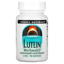Лютеїн 6 мг Lutein 6 mg 90 Source Naturals 90 капсул Лютеїн 6 мг Lutein 6 mg 90 Source Naturals 90 капсул