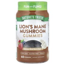 Lion's Mane Mushroom Gummies Delicious Mixed Berry Грибы