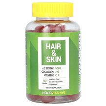 Hair & Skin Gummies Strawberry Кожа ногти волосы Noor