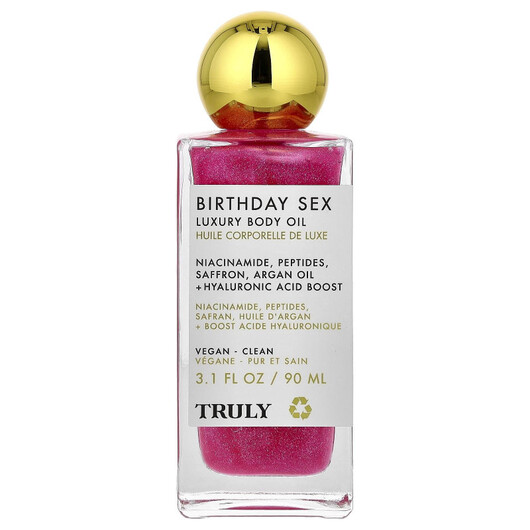 Основне фото товару Birthday Sex Luxury Body Oil Основне фото товару Truly Beauty, Birthday Sex Luxury Body Oil, Лосьон для тіла, 90 м