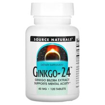 Гінкго-24 40 мг Ginkgo-24 40 mg 120 Source Naturals
