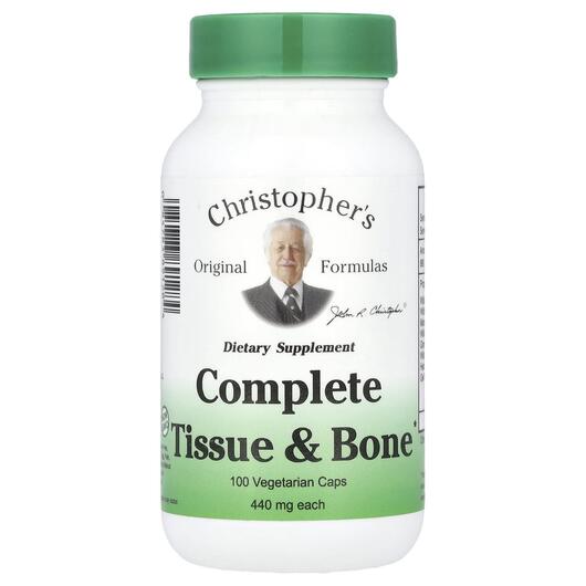 Основное фото товара Complete Tissue & Bone 440 mg Each Основное фото товара Укрепление костей, Complete Tissue & Bone, 100 капсул