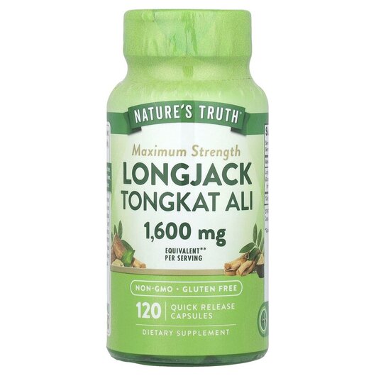 Основное фото товара Longjack Tongkat Ali 1600 mg Основное фото товара Nature's Truth, Тонгкат Али, Longjack Tongkat Ali 1600 mg, 1