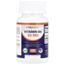 Вітамін B Vitamin B6 50 mg Vitamatic 250 таблеток