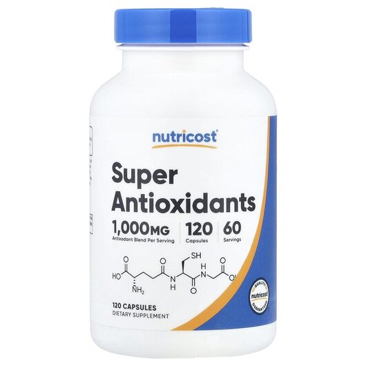 Основное фото товара Nutricost, Антиоксиданты, Super Antioxidants, 120 капсул