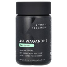 Ашваганда Ashwagandha 500 mg Sports Research 60 капсул Ашваганда Ashwagandha 500 mg Sports Research 60 капсул