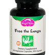 Фото товара Free the Lungs Фото товара Dragon Herbs, Поддержка органов дыхания, Free the Lungs, 100 капс