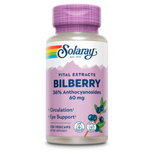 Чорниця Bilberry Solaray 120 капсул