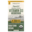 Фото товара Витамин D3, Plant-D3 Whole Food Vitamin D3, 60 капсул