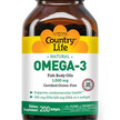 Фото товара Country Life, Омега 3, Omega-3, 200 капсул