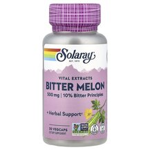 Bitter Melon Fruit Extract 500 mg Горькая дыня Solaray Bitter Melon Fruit Extract 500 mg Горькая дыня Solaray