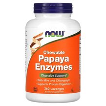 Chewable Papaya Enzymes Ферменты Папайи NOW Foods Chewable Papaya Enzymes Ферменты Папайи NOW Foods
