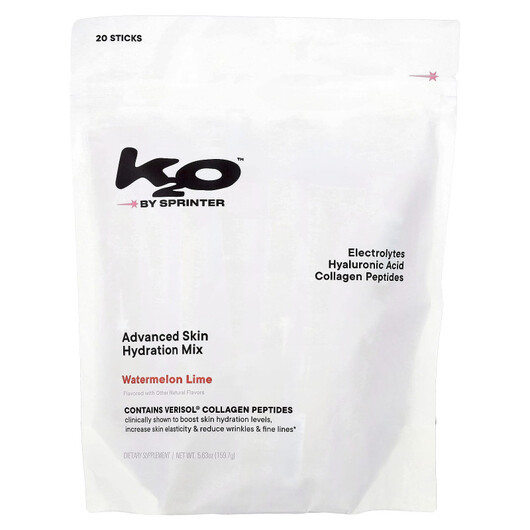Основне фото товару Advanced Skin Hydration Mix Watermelon Lime, Електроліти, 20 шт