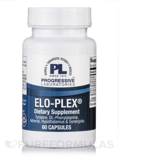 Основное фото товара Progressive Labs, Поддержка надпочечников, Elo-Plex, 60 капсул