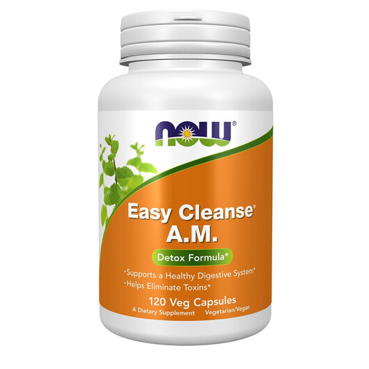 Основное фото товара Easy Cleanse A.M. Основное фото товара NOW, Детокс и очистка, Easy Cleanse A.M., 120 капсул