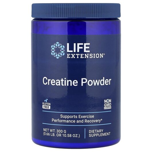 Основне фото товару Life Extension, Creatine Powder, Креатин, 300 г