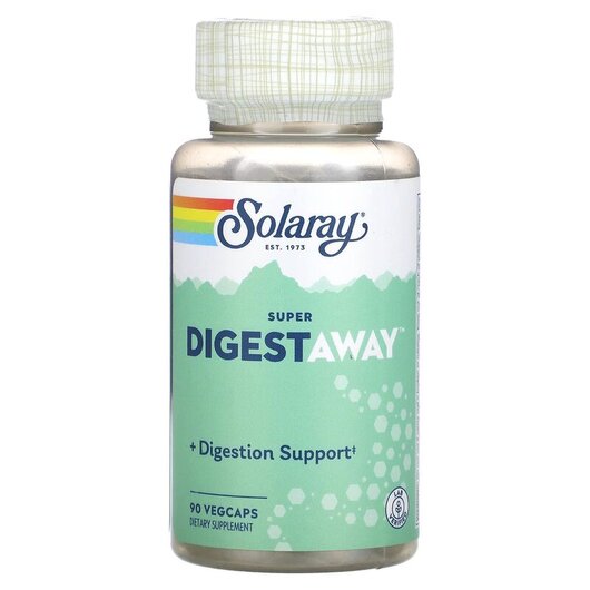 Основное фото товара Super Digestaway Digestive Enzyme Blend Основное фото товара Solaray, Ферменты, Super Digestaway Digestive Enzyme Blend, 90 ка