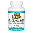 Фото товару Natural Factors, R-Lipoic Acid 100 mg, R-Ліпоєва кислота, 60 капс