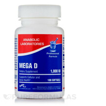 Mega D 1000 IU Витамин D3 Anabolic Laboratories 100 капсул