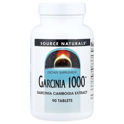 Основное фото товара Garcinia 1000 Основное фото товара Source Naturals, Garcinia 1000, Garcinia 1000 90, 90 таблеток