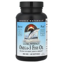 Arctic Pure Omega 3 Fish Oil Ultra Potency 850 mg Омега Arctic Pure Omega 3 Fish Oil Ultra Potency 850 mg Омега