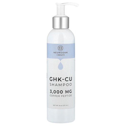 Основне фото товару GHK-CU Shampoo Основне фото товару Neurogan Health, GHK-CU Shampoo, Шампунь, 237 мл