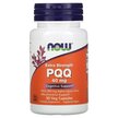 Фото товару PQQ Extra Strength 40 mg Фото товару NOW Foods, PQQ 40 mg, Пірролохінолінхінон 40 мг, 50 капсул