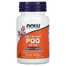 PQQ 40 mg Пирролохинолинхинон 40 мг NOW Foods 50 капсул PQQ 40 mg Пирролохинолинхинон 40 мг NOW Foods 50 капсул