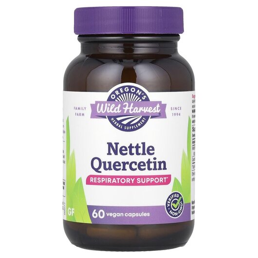 Основне фото товару Oregon's Wild Harvest, Nettle Quercetin, Кверцетин, 60 капсу