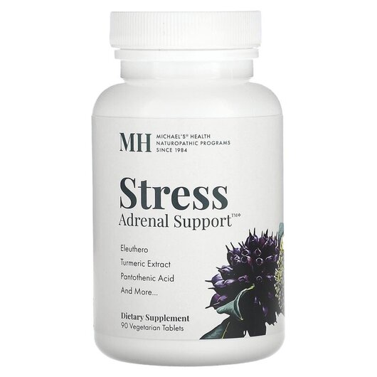 Основное фото товара Stress Adrenal Support Основное фото товара MH, Поддержка надпочечников, Stress Adrenal Support, 90 таблеток