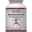 Фото товара Mag Glycinate Фото товара Biospec Nutritionals, Магний, Mag Glycinate, 100 капсул