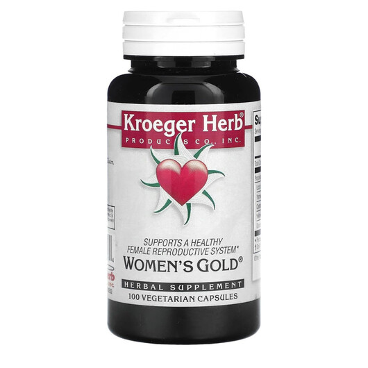 Основне фото товару Women's Gold Основне фото товару Kroeger Herb, Women's Gold, Вітаміни для жінок, 100 капсул