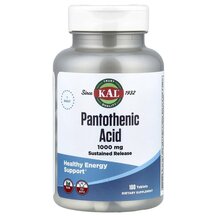 Pantothenic Acid 1000 mg Витамин B5 1000 мг KAL