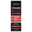 Фото товару Vitamin D3 + K2 Strawberry Фото товару Venture Pal, Vitamin D3 + K2 Strawberry, Вітаміни D3 K2, 60 мл