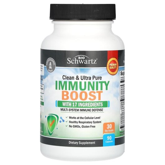 Основное фото товара Clean & Ultra Pure Immunity Boost Основное фото товара Поддержка иммунитета, Clean & Ultra Pure Immunity Boost, 90 к