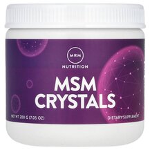 MSM Crystals МСМ в порошке 1000 мг MRM 200 г
