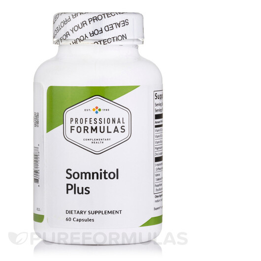 Основне фото товару Somnitol Plus Основне фото товару Professional Formulas, Somnitol Plus, Мультивітаміни, 60 капсул