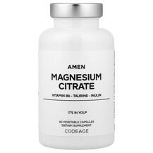 Магній Amen Magnesium Citrate CodeAge 60 капсул