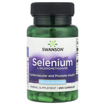 Селен Selenium 100 mcg Swanson 200 капсул