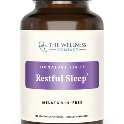 Основне фото товару Restful Sleep Основне фото товару The Wellness Company, Restful Sleep, Підтримка сну, 120 капсул