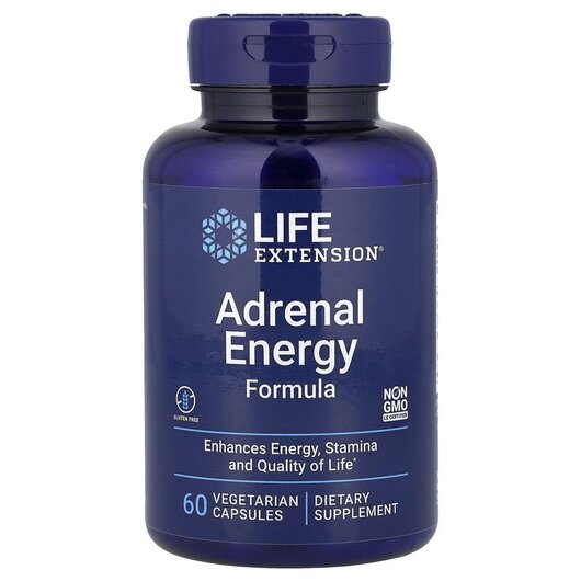 Основне фото товару Adrenal Energy Formula, Підтримка наднирників, 60 капсул