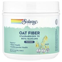 Oat Fiber Powder Unflavored Конфеты с клетчаткой Solaray