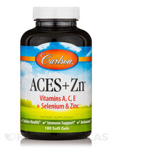 Підтримка імунітету ACES + Zn Carlson 180 капсул
