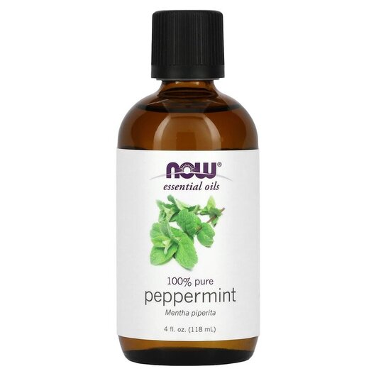 Основное фото товара NOW Foods, Эфирное масло, Pure Essential Oil Peppermint, 118 мл
