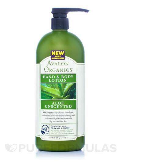 Основное фото товара Aloe Unscented Hand & Body Lotion Основное фото товара Лосьон для тела, Aloe Unscented Hand & Body Lotion, 907 г