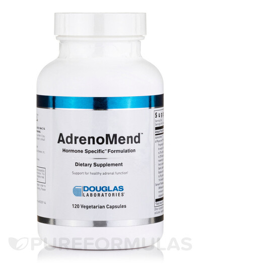 Основное фото товара Douglas Laboratories, Поддержка надпочечников, AdrenoMend, 120 ка