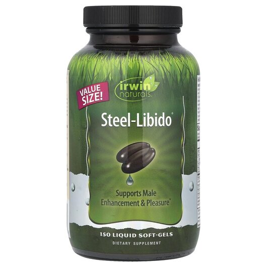 Основне фото товару Steel-Libido Основне фото товару Irwin Naturals, Steel-Libido, Підтримка Лібідо, 150 капсул