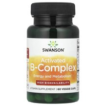 Activated B-Complex B-комплекс Swanson 60 капсул