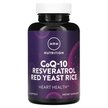 Фото товара CoQ-10 Resveratrol Red Yeast Rice Фото товара MRM, Коэнзим CoQ10, CoQ-10 Resveratrol, 60 капсул